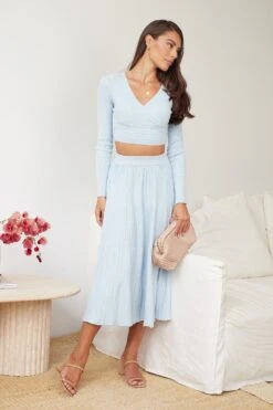 Klarassi Knit Top - Blue 14 Klarassi Knit Top - Blue -Reverse Sale Store KlarassiKnitTop Blue3003817