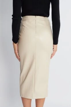 Kyleena Skirt - Beige -Reverse Sale Store KyleenaSkirt BeigeSSK356IMG 5869