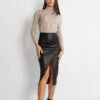 Kyleena Skirt - Black -Reverse Sale Store KyleenaSkirt BlackSSK356IMG 5797