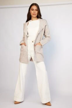 Laceya Coatigan - Beige