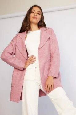 Laceya Coatigan - Pink