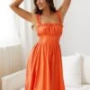 Laroma Dress - Orange -Reverse Sale Store Laroma Dress Orange Dresses womens dresses womens clothing