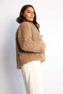 Latricia Jacket - Beige -Reverse Sale Store Latricia Jacket Beige Jackets womens clothing 5