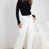 Leeta Pants - White 2 Leeta Pants - White -Reverse Sale Store Leeta Pants White Pants womens clothing