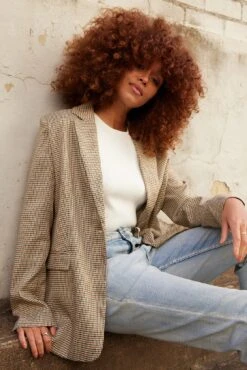 Luciane Blazer - Mustard Print -Reverse Sale Store LucianeBlazer MustardPrintA56419114A9902