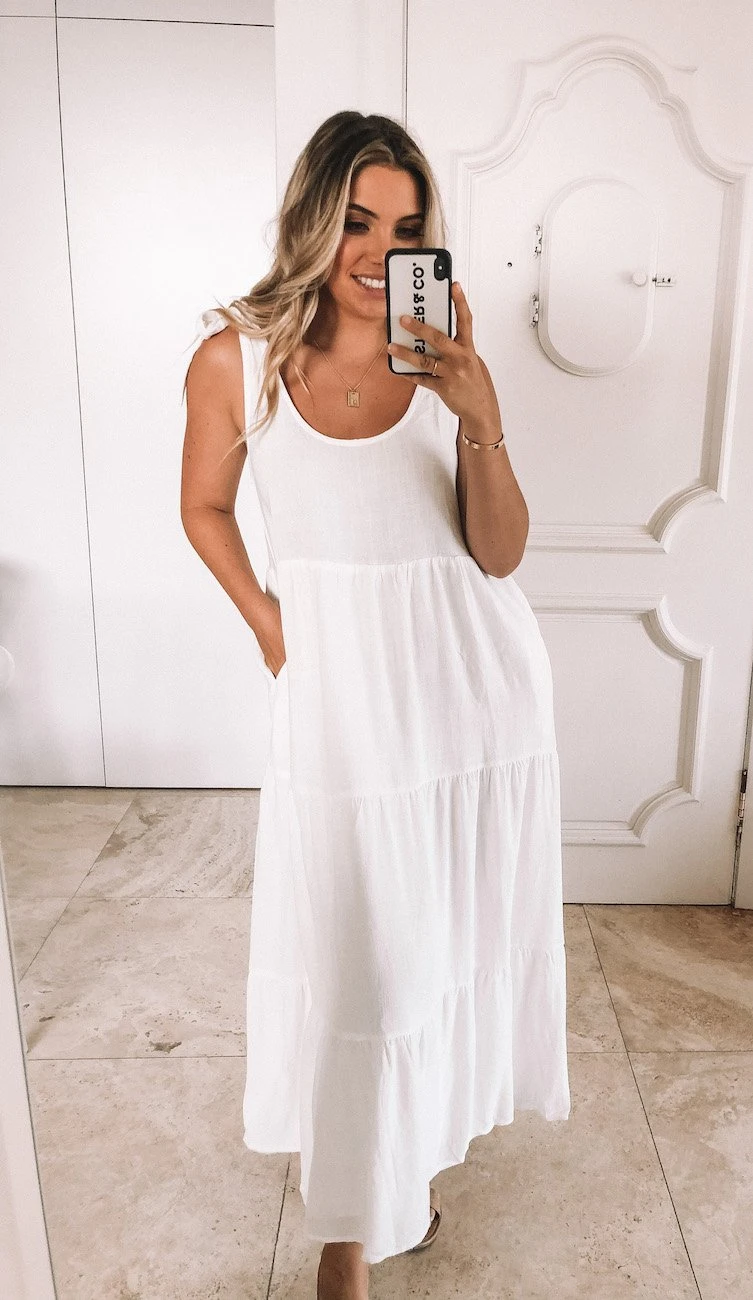 Lydia Dress - White 6 Lydia Dress - White - Image 4