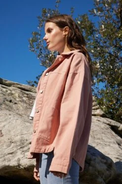 Maira Jacket - Pink -Reverse Sale Store Maira Jacket Pink Jackets womens clothing 6