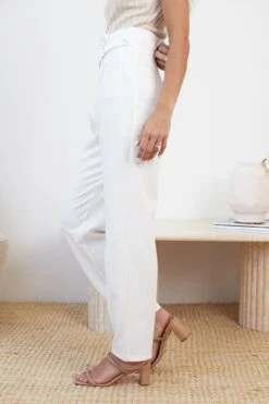 Mirana Pants - White -Reverse Sale Store MiranaPants WhiteSPA4346461