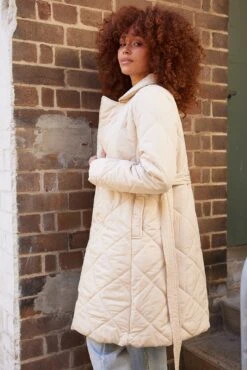 Mirka Puffer Jacket - Beige -Reverse Sale Store MirkaPufferJacket BeigeSJT387114A9870