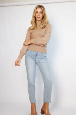 Nevanne Knit Top - Mocha -Reverse Sale Store NevanneKnitTop Mocha200856MEcom10.05.231489