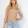 Nevanne Knit Top - Mocha -Reverse Sale Store NevanneKnitTop Mocha200856MEcom10.05.231494