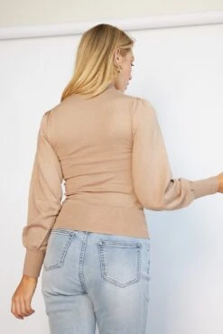 Nevanne Knit Top - Mocha -Reverse Sale Store NevanneKnitTop Mocha200856MEcom10.05.231505