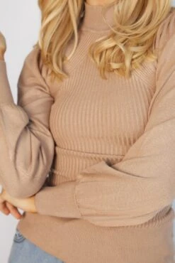 Nevanne Knit Top - Mocha -Reverse Sale Store NevanneKnitTop Mocha200856MEcom10.05.231506