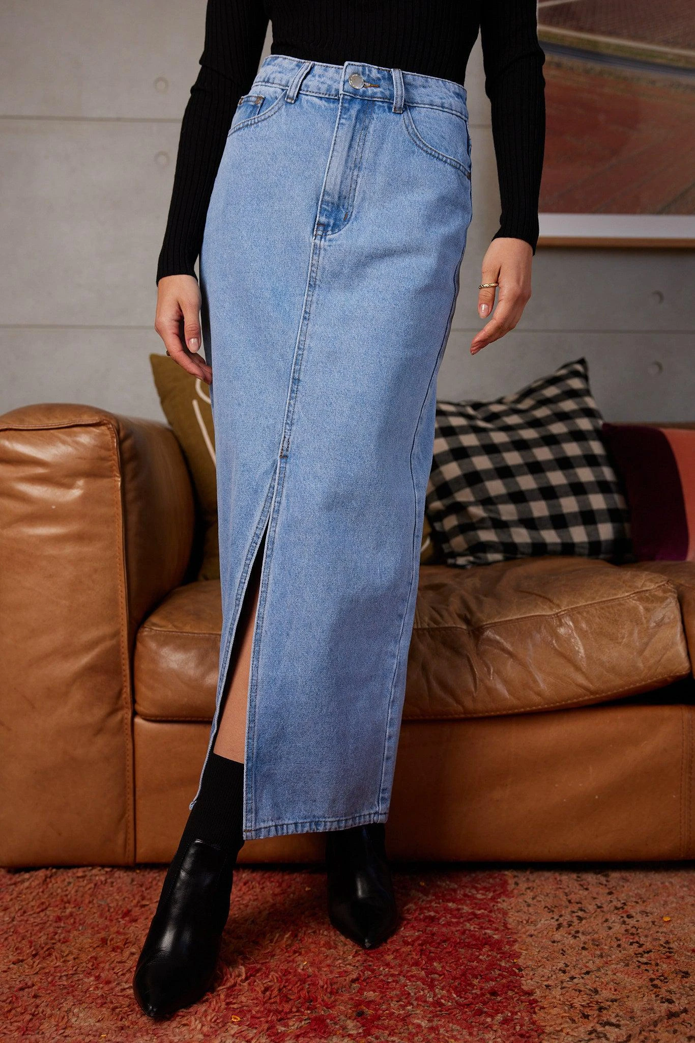 Nyna Skirt - Light Blue 3 Nyna Skirt - Light Blue