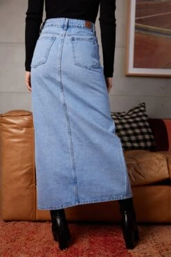 Nyna Skirt - Light Blue 12 Nyna Skirt - Light Blue -Reverse Sale Store NynaSkirt LightBlueCGJ16140047