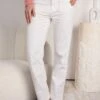 Penley Jeans - White 1 Penley Jeans - White -Reverse Sale Store Penley Jeans White Jeans womens clothing