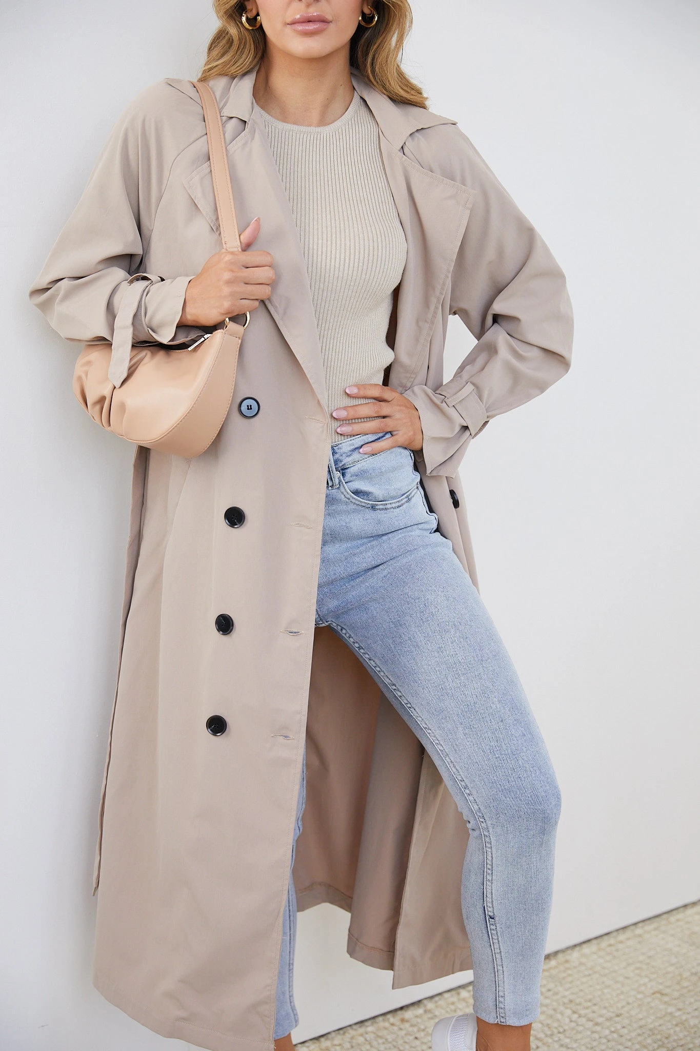Persis Trench Coat - Mocha 6 Persis Trench Coat - Mocha - Image 4