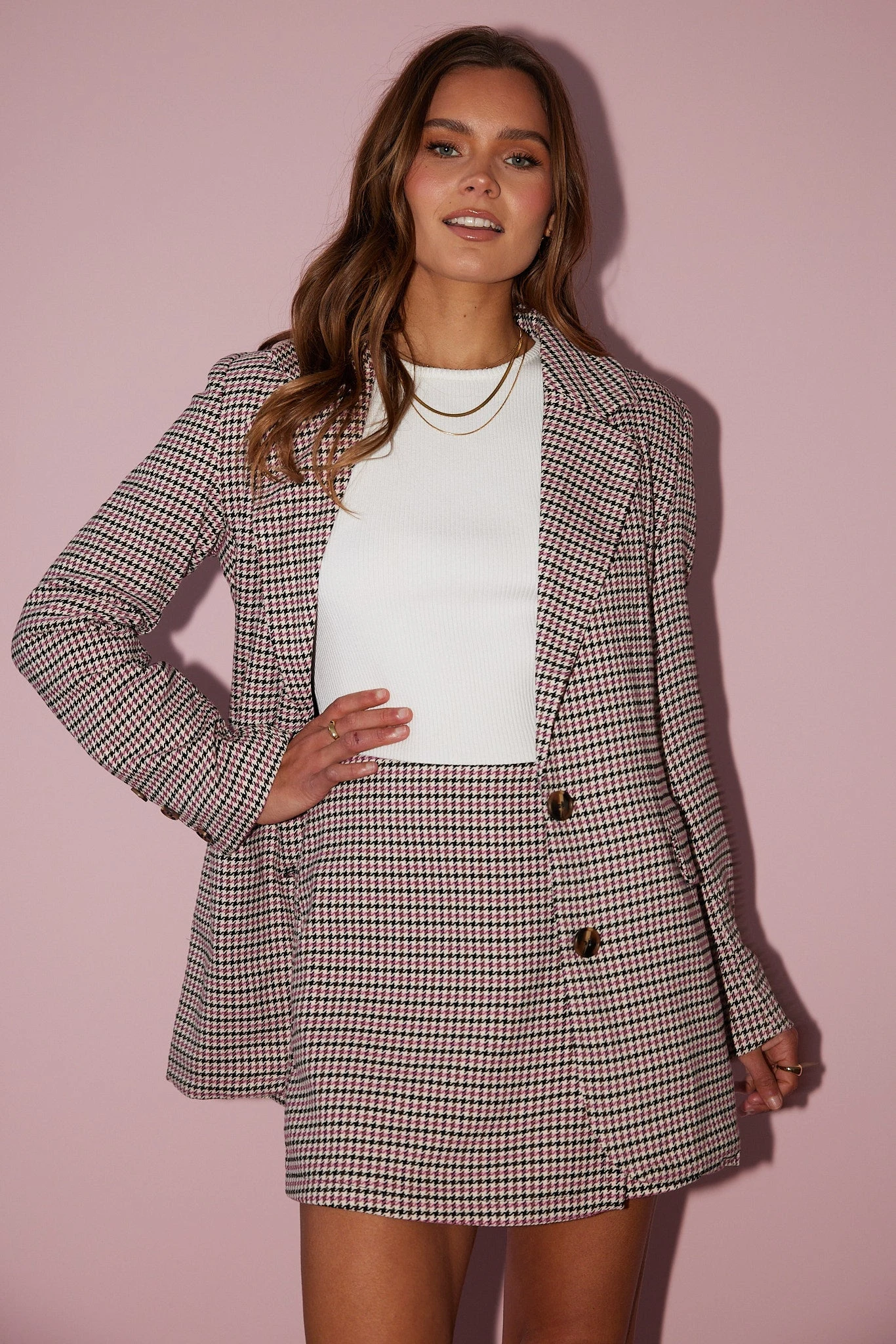 Roana Blazer - Pink Print 4 Roana Blazer - Pink Print - Image 2