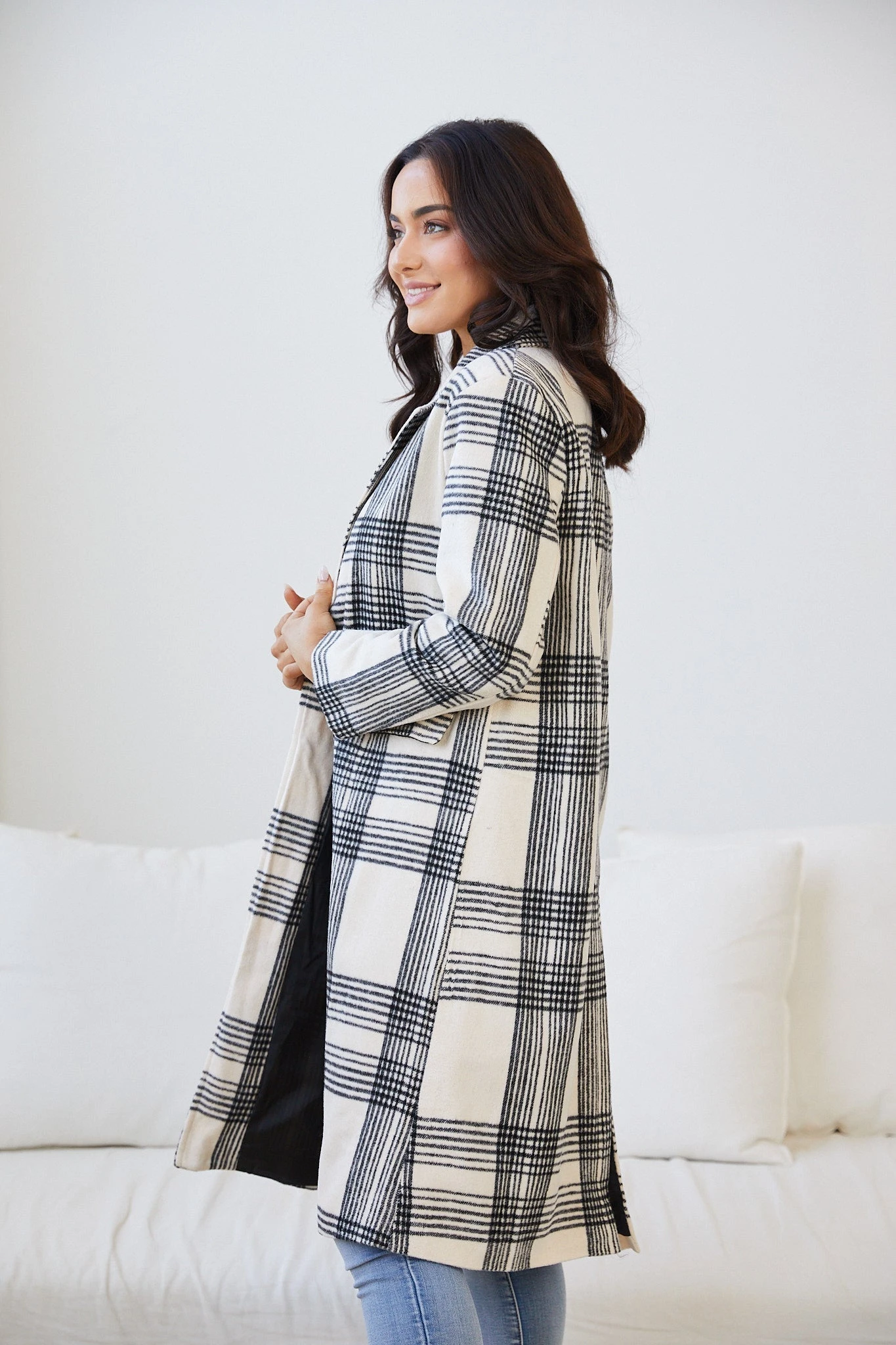 Romina Coat - Check Print 5 Romina Coat - Check Print - Image 3