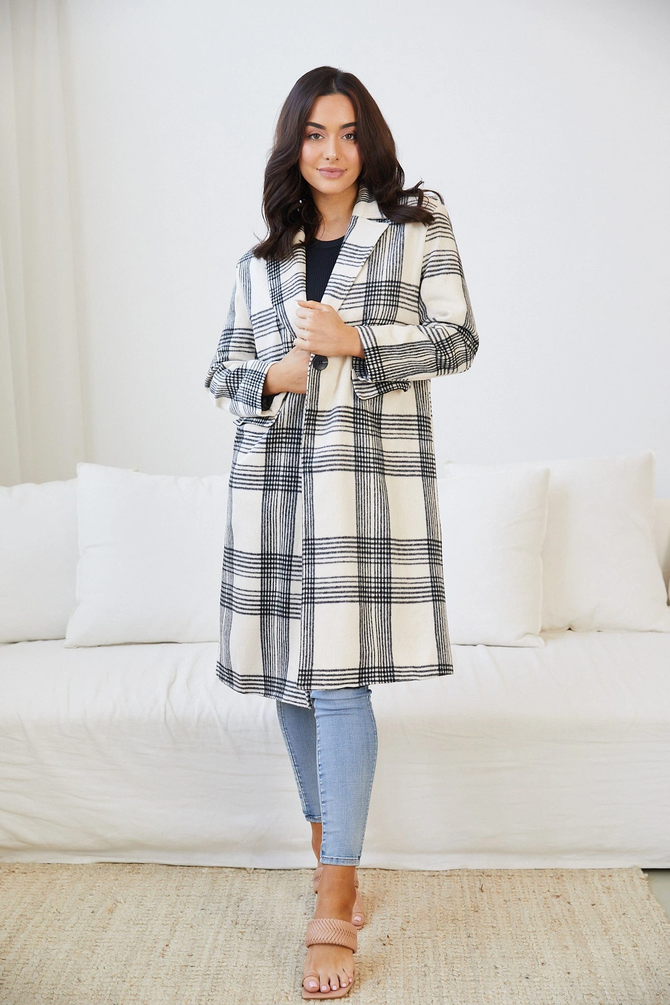 Romina Coat - Check Print 7 Romina Coat - Check Print - Image 5