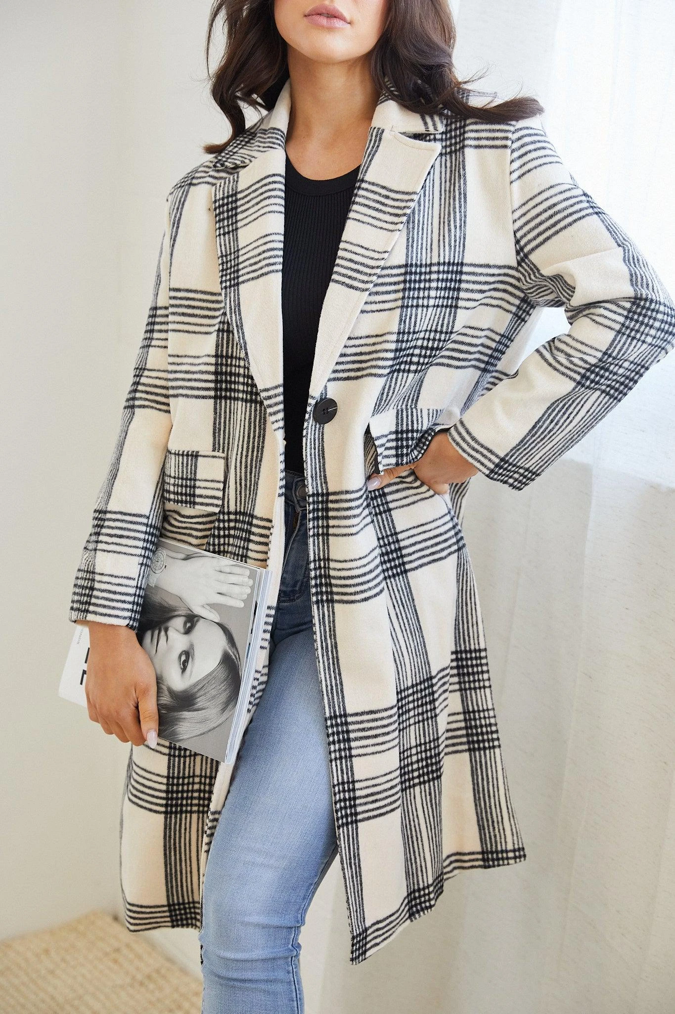 Romina Coat - Check Print 3 Romina Coat - Check Print