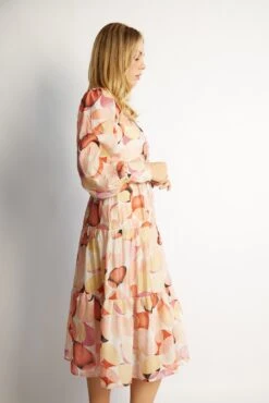 Saniya Dress - Pink Print -Reverse Sale Store Saniya Dress Pink Print Dresses womens dresses womens clothing 5