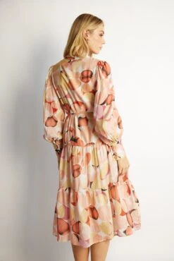 Saniya Dress - Pink Print -Reverse Sale Store Saniya Dress Pink Print Dresses womens dresses womens clothing 6