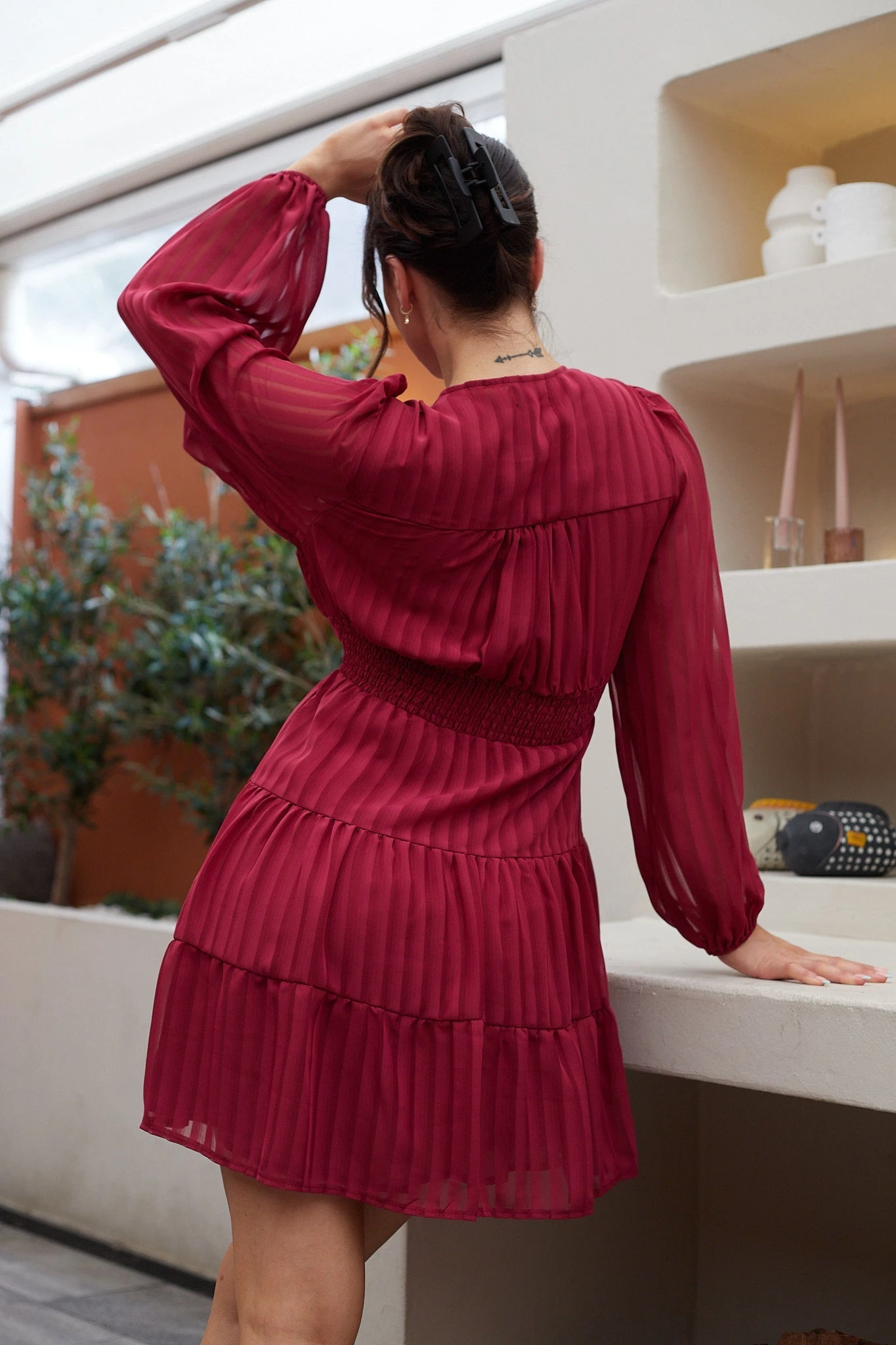 Sirenna Dress - Berry 8 Sirenna Dress - Berry - Image 6