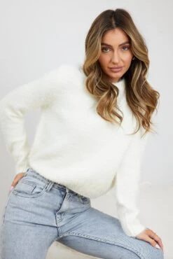 Stenar Jumper - White -Reverse Sale Store StenarJumper White2051477 128.6.20233563