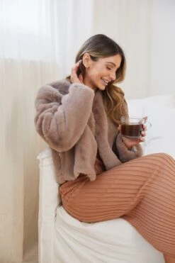 Terah Jacket - Mocha -Reverse Sale Store Terah Jacket Mocha Jackets womens clothing 6