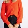 Voletta Knit - Orange -Reverse Sale Store VolettaKnit Orange81072Ecom10.05.230178
