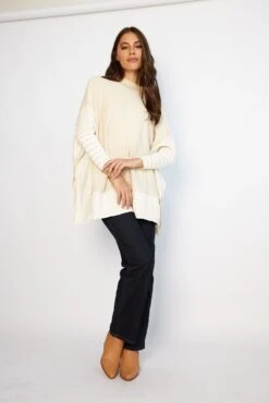 Yolana Knit - Beige Stripe -Reverse Sale Store YolanaKnit BeigeStripe6323 2Ecom10.05.231522