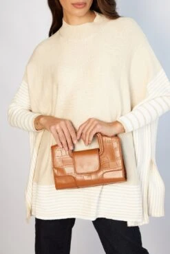 Yolana Knit - Beige Stripe -Reverse Sale Store YolanaKnit BeigeStripe6323 2Ecom10.05.231543