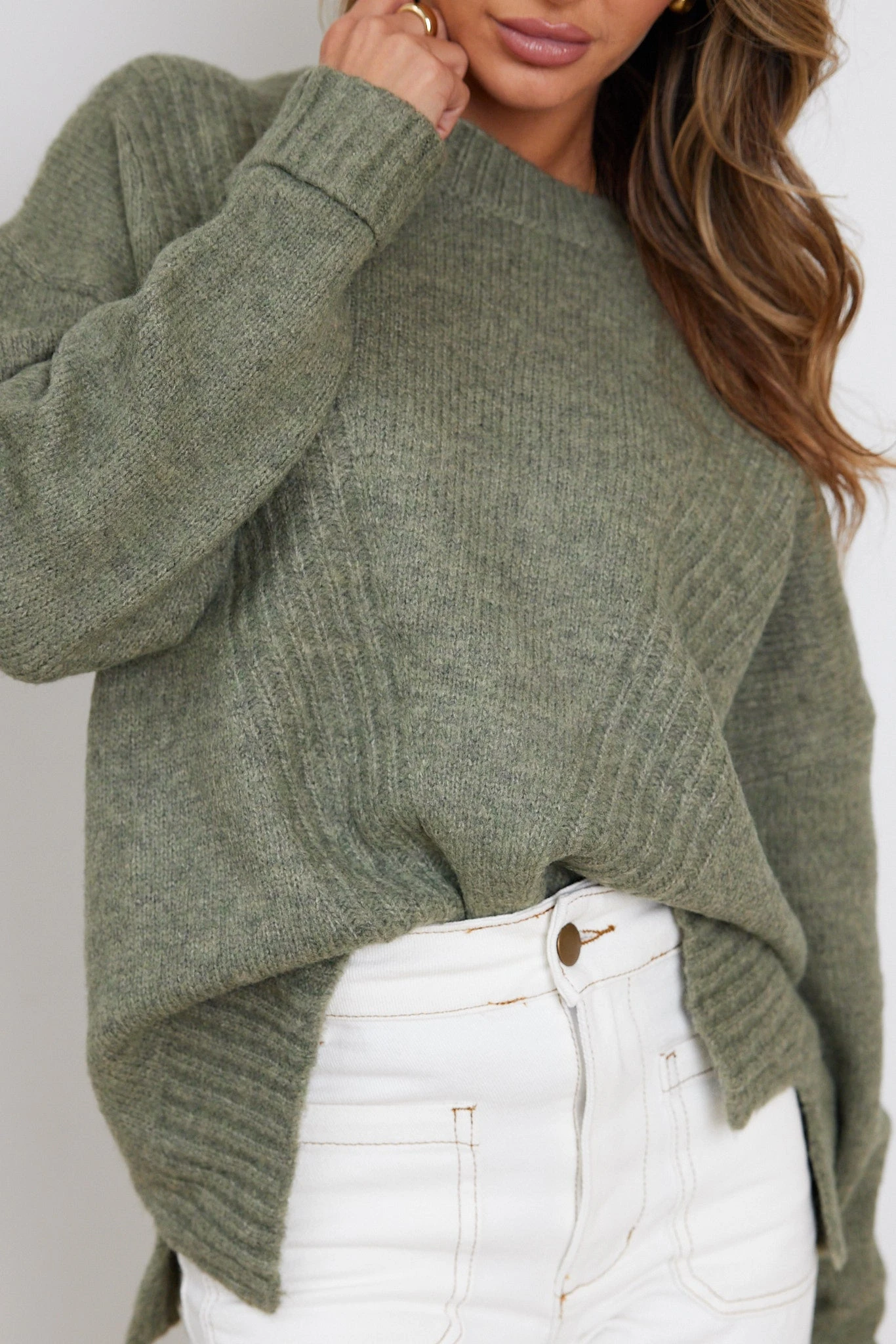 Zamuela Knit - Khaki 5 Zamuela Knit - Khaki - Image 3