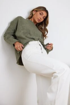 Zamuela Knit - Khaki 11 Zamuela Knit - Khaki -Reverse Sale Store ZamuelaKnit Khaki6741 228.6.20233387