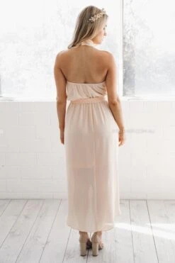 Amaryllis Dress - Soft Peach -Reverse Sale Store amaryllis dress soft peach dresses womens dresses womens clothing 3