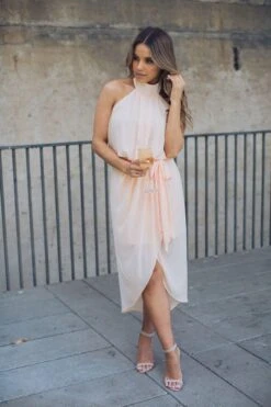 Amaryllis Dress - Soft Peach -Reverse Sale Store amaryllis dress soft peach dresses womens dresses womens clothing 9