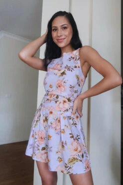 Chateau Shorts - Lilac Print