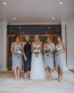 Fleur Strapless Dress - Silver -Reverse Sale Store fleur strapless dress silver dresses womens dresses womens clothing 15