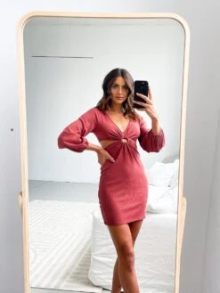 Mabella Dress - Dark Coral -Reverse Sale Store mabella dress dark coral dresses womens clothing 5 28480e27 bdd0 4648 b4e1 32ff05501d44